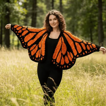 Antonia's Threads- Handmade Butterfly Cardigan