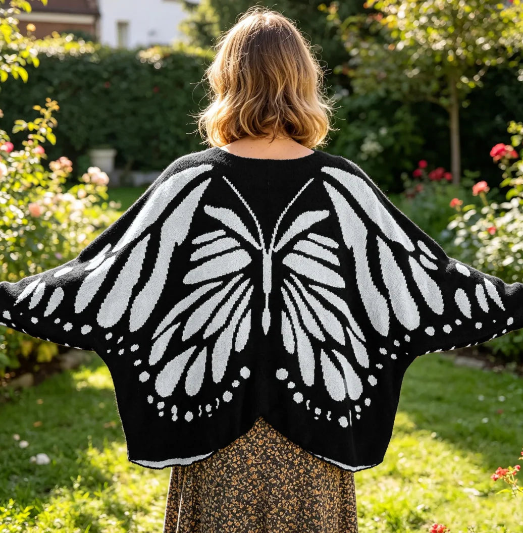 Antonia's Threads- Handmade Butterfly Cardigan