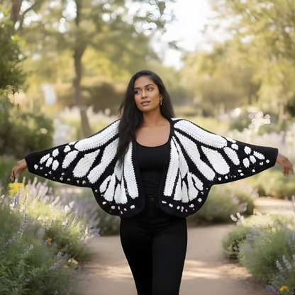Antonia's Threads- Handmade Butterfly Cardigan