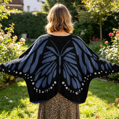 Antonia's Threads- Handmade Butterfly Cardigan