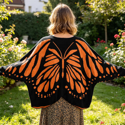 Antonia's Threads- Handmade Butterfly Cardigan